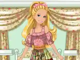 게임 Barbie's Patchwork Peasant Dress 온라인