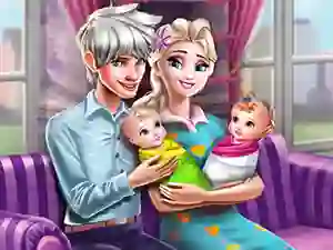 게임 Ice Queen Twins Family Day 온라인