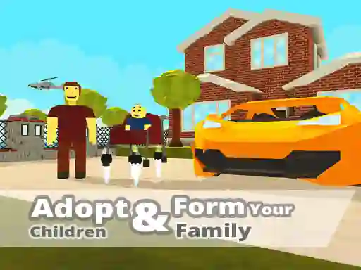 게임 KOGAMA Adopt Children and Form Your Family 온라인