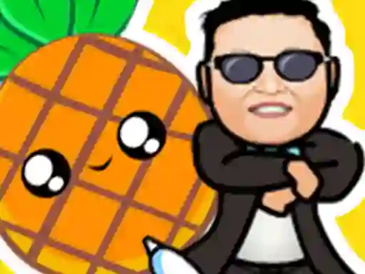 게임 Pineapple and pen vs gangnam style 온라인