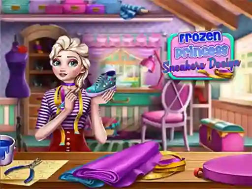 게임 Frozen Princess Sneakers Design 온라인