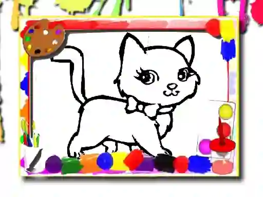 게임 Sweet Cats Coloring 온라인