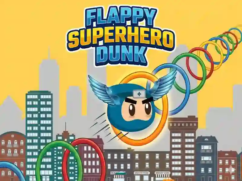 게임 Flappy Superhero Dunk 온라인