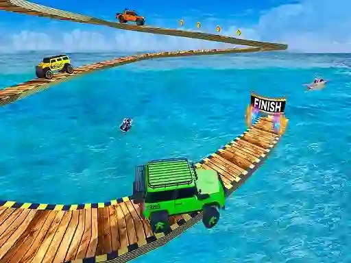 게임 Impossible Tracks Jeep Stunts Driving 온라인