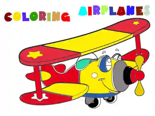게임 Coloring Book Airplane 2 온라인