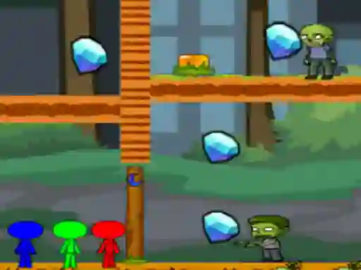 게임 StickMan Bros Vs Zombies 온라인