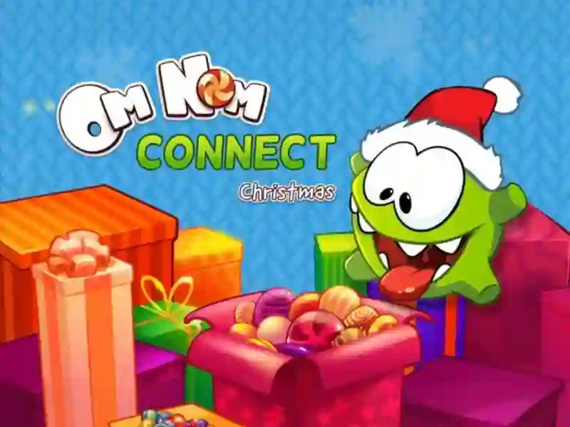 게임 Om Nom Connect Christmas 온라인