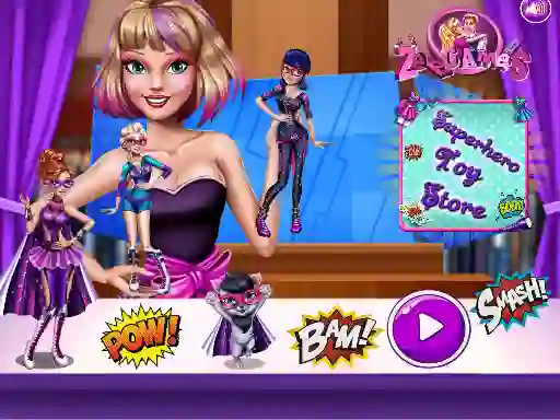 게임 Superhero Toy Shop 온라인