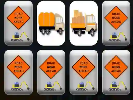 게임 Work Trucks Memory 온라인