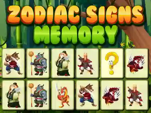 게임 Zodiac Signs Memory 온라인