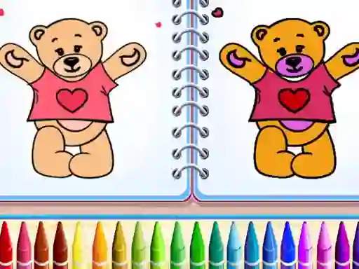 게임 Cute Teddy Bear Colors 온라인