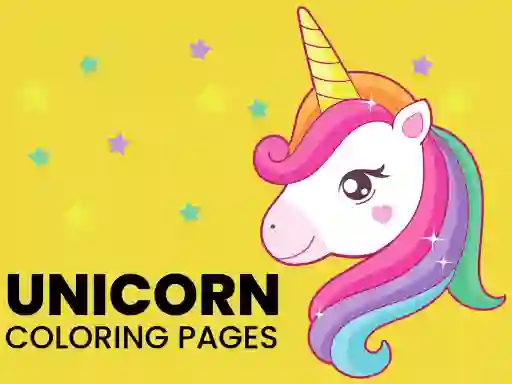 게임 Unicorn Coloring Pages 온라인