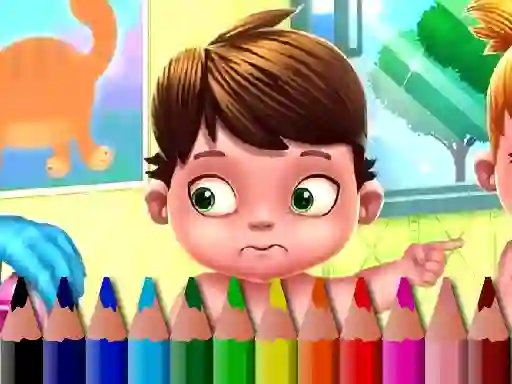 게임 Back To School: Baby Coloring Book 온라인