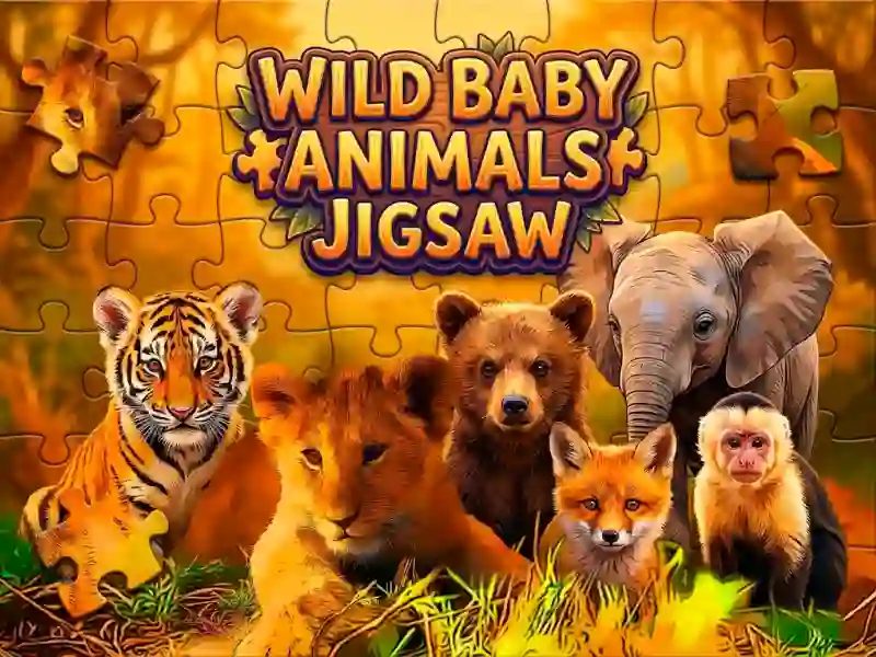 게임 Wild Baby Animals Jigsaw 온라인