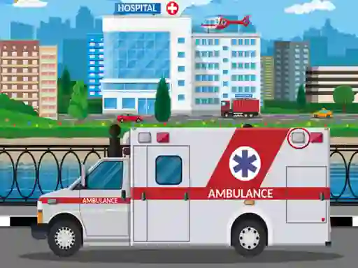 게임 Ambulance Trucks Differences 온라인