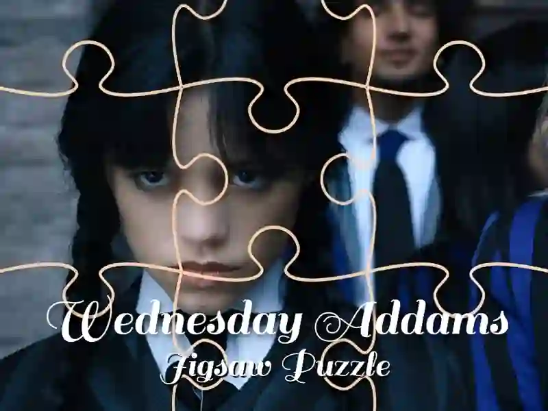 게임 Wednesday Addams Jigsaw Puzzle 온라인
