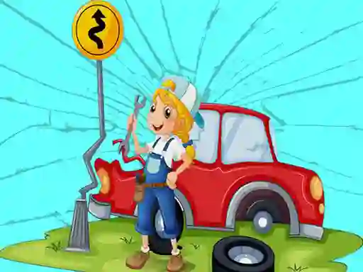 게임 Broken Cars Jigsaw 온라인
