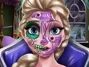 게임 Elsa Scary Halloween Makeup 온라인