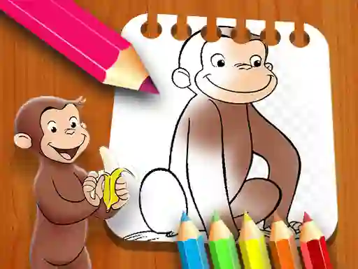 게임 Curious George Coloring Book 온라인