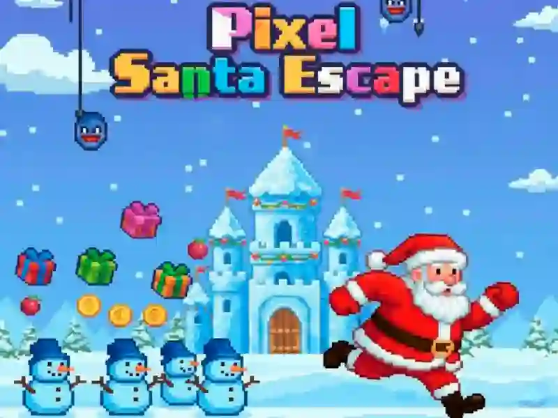 게임 Pixel Santa Escape 온라인