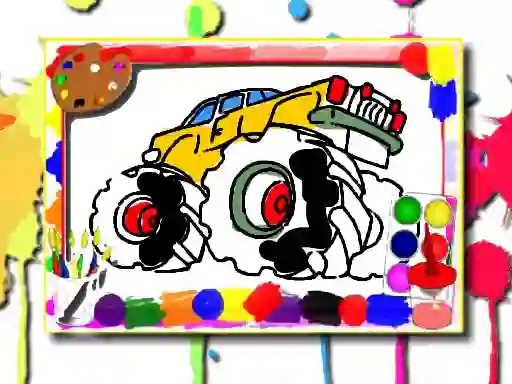 게임 Monster Truck Coloring Book 온라인