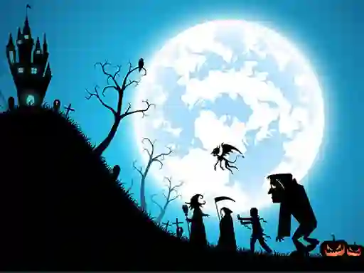 게임 Happy Halloween Jigsaw 온라인