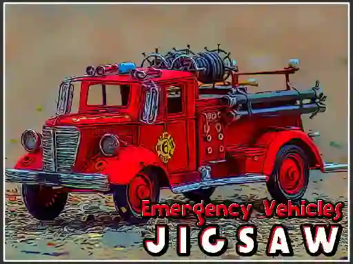 게임 Emergency Vehicles Jigsaw 온라인