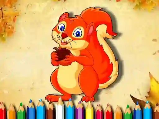 게임 Squirrel Coloring Book 온라인