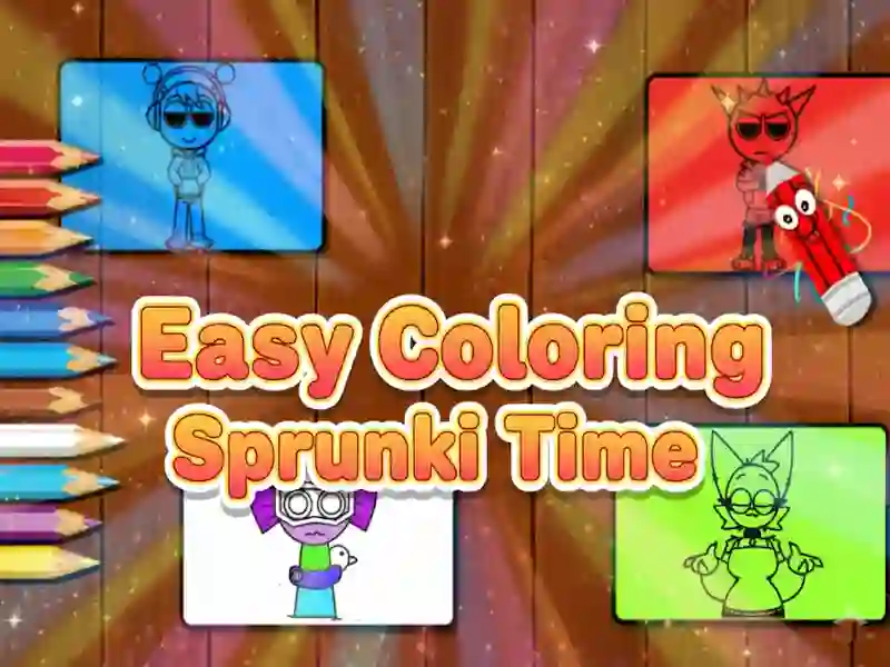 게임 Easy Coloring Sprunki Time 온라인