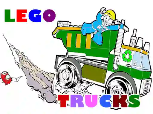 게임 Lego Trucks Coloring 온라인