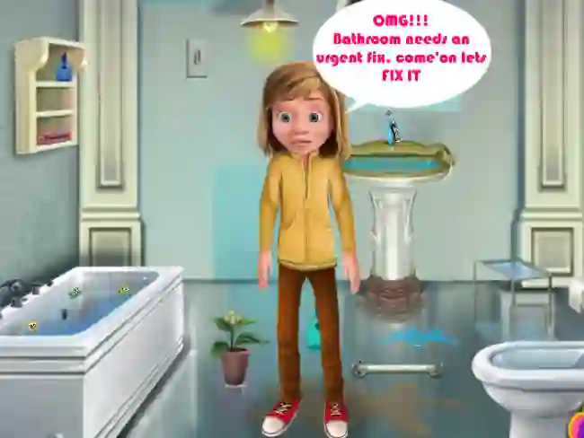 게임 Riley Bathroom Cleaning 온라인