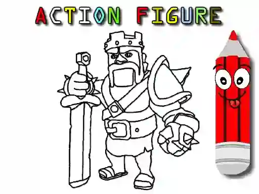 게임 Back To School: Action Figure Coloring 온라인