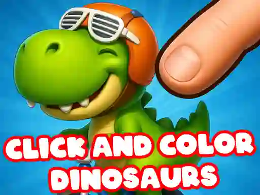 게임 Click And Colors Dinosaurs 온라인