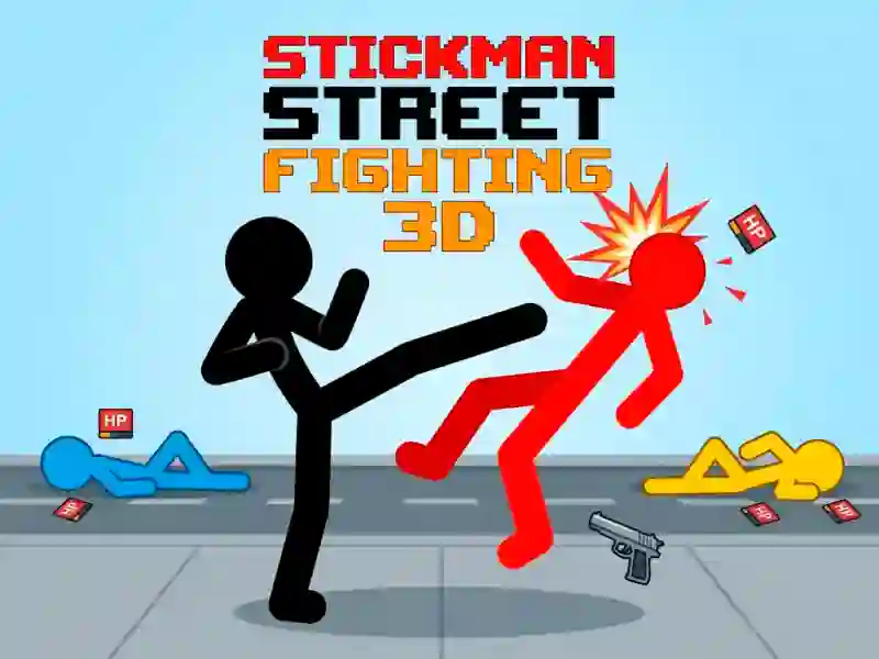 게임 Stickman Street Fighting 3d 온라인