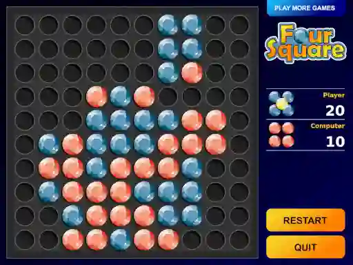 게임 Four Square 온라인