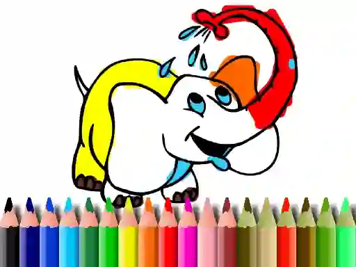 게임 Back To School: Elephant coloring 온라인