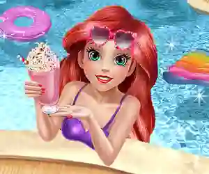 게임 Mermaid Princess Pool Time 온라인