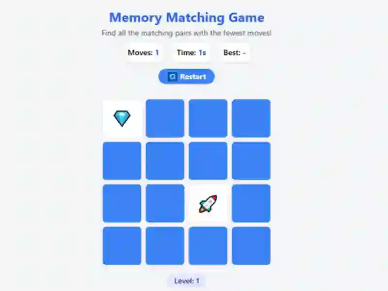 게임 Memory Matching Game 온라인
