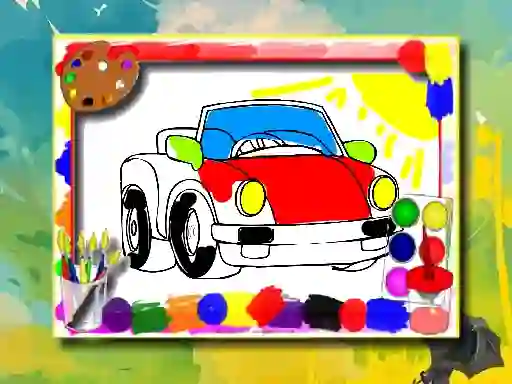 게임 Cartoon Cars Coloring Book 온라인