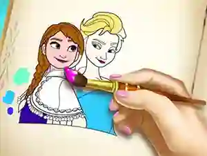게임 Ice Kingdom Coloring Book 온라인