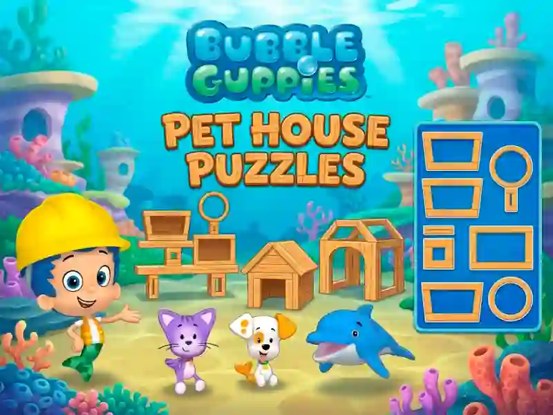 게임 Bubble Guppies Pet House Puzzles 온라인