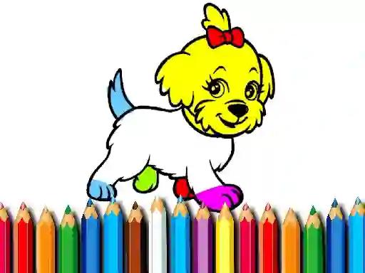 게임 Back To School: Doggy Coloring Book 온라인