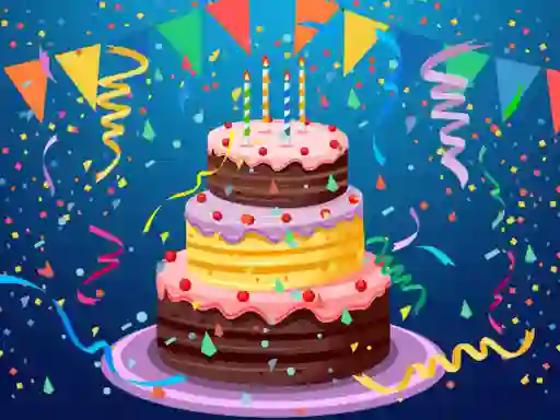 게임 Birthday cake puzzle 온라인