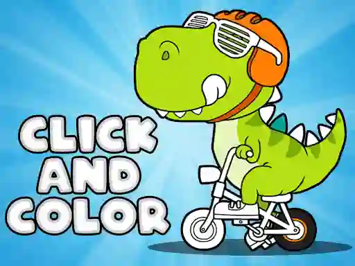 게임 Click And Color Dinosaurs 온라인
