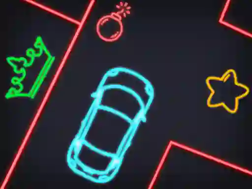 게임 Neon Car Puzzle 온라인