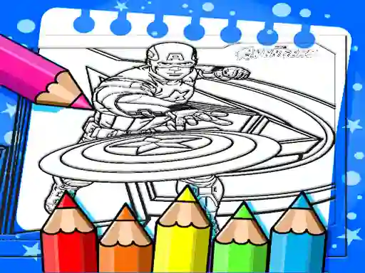 게임 Captain America Coloring Book 온라인