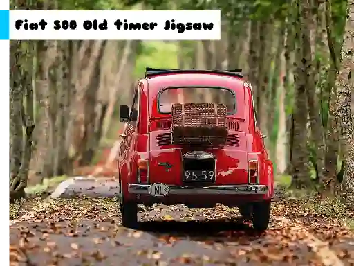 게임 Fiat 500 Old Timer Jigsaw 온라인