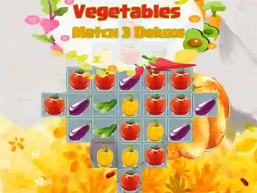 게임 Vegetables Match 3 Deluxe 온라인