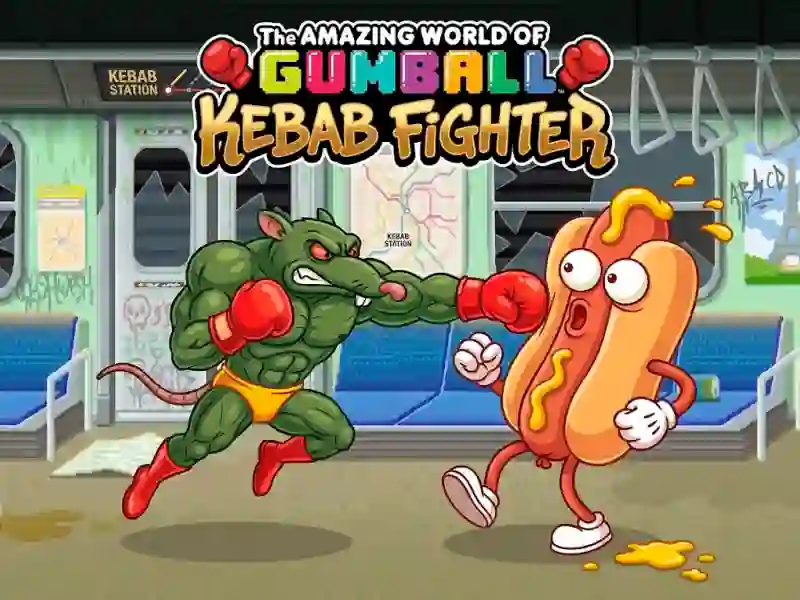 게임 The Amazing World of Gumball Kebab Fighter 온라인