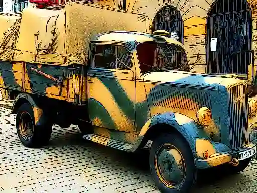 게임 Army Trucks Jigsaw 온라인